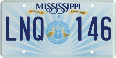 MS license plate LNQ146