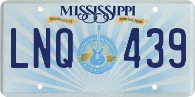 MS license plate LNQ439