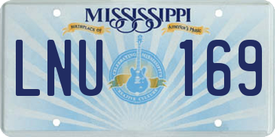 MS license plate LNU169