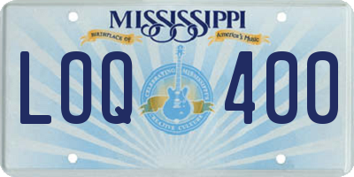 MS license plate LOQ400