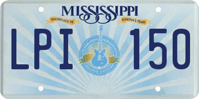 MS license plate LPI150