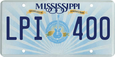 MS license plate LPI400