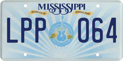 MS license plate LPP064