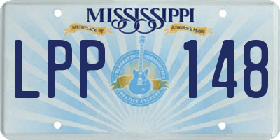 MS license plate LPP148