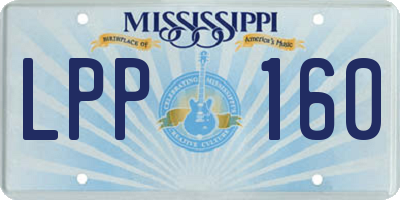 MS license plate LPP160