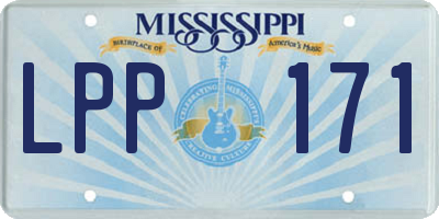MS license plate LPP171