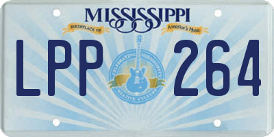 MS license plate LPP264