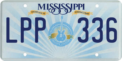 MS license plate LPP336