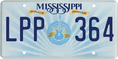 MS license plate LPP364