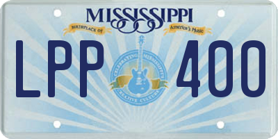 MS license plate LPP400