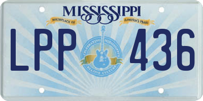 MS license plate LPP436