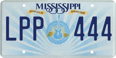 MS license plate LPP444
