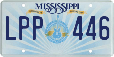MS license plate LPP446