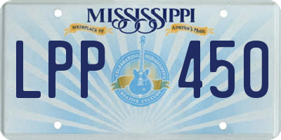 MS license plate LPP450