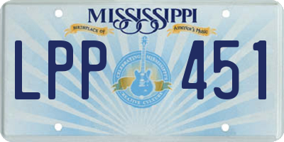 MS license plate LPP451