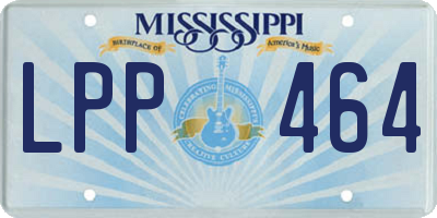 MS license plate LPP464