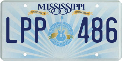 MS license plate LPP486