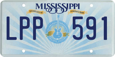 MS license plate LPP591