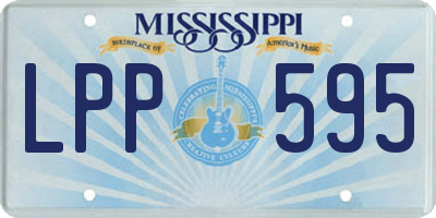 MS license plate LPP595