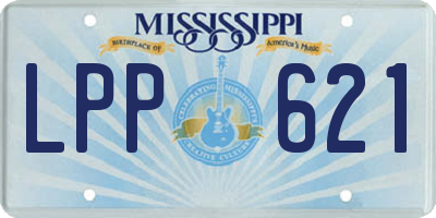 MS license plate LPP621