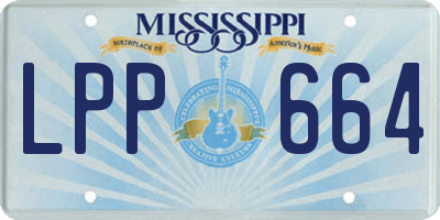 MS license plate LPP664