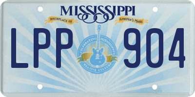 MS license plate LPP904