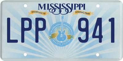 MS license plate LPP941