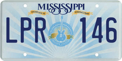MS license plate LPR146