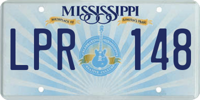 MS license plate LPR148