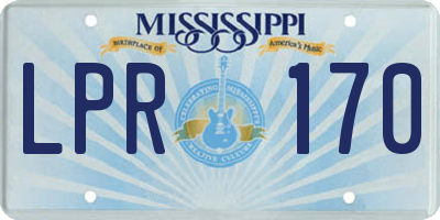 MS license plate LPR170
