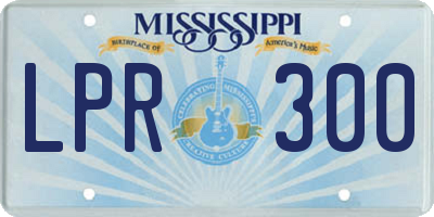 MS license plate LPR300