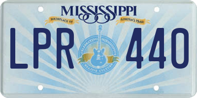 MS license plate LPR440
