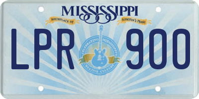MS license plate LPR900