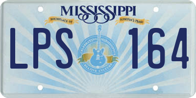 MS license plate LPS164