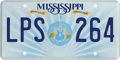 MS license plate LPS264