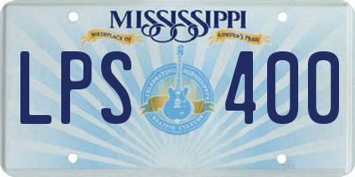 MS license plate LPS400