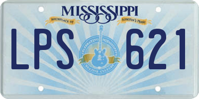MS license plate LPS621