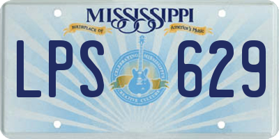 MS license plate LPS629