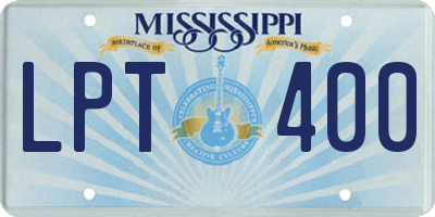 MS license plate LPT400