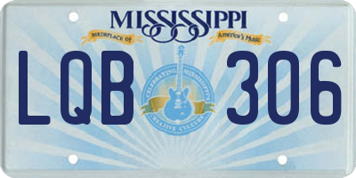 MS license plate LQB306