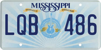 MS license plate LQB486