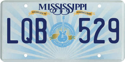 MS license plate LQB529
