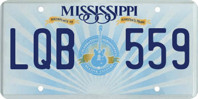 MS license plate LQB559