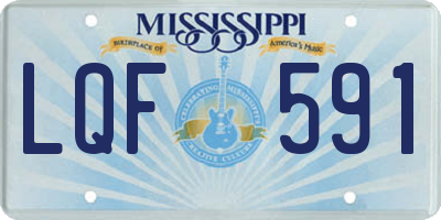 MS license plate LQF591