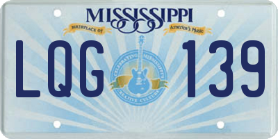 MS license plate LQG139
