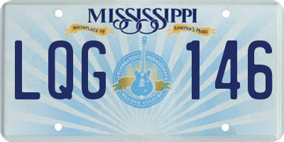 MS license plate LQG146