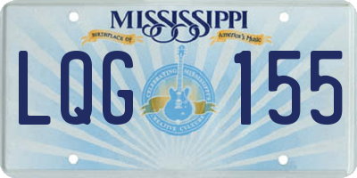 MS license plate LQG155