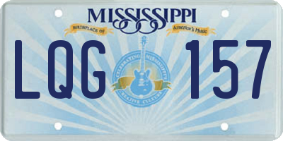 MS license plate LQG157
