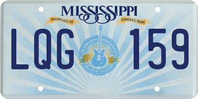 MS license plate LQG159