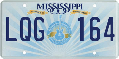 MS license plate LQG164